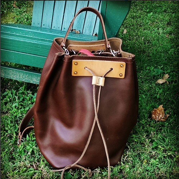 Saddleback Leather Bucket Backpack