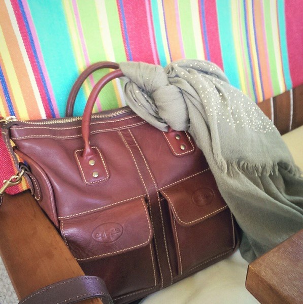 JW Hulme Mini Excursion Tote in Oxblood