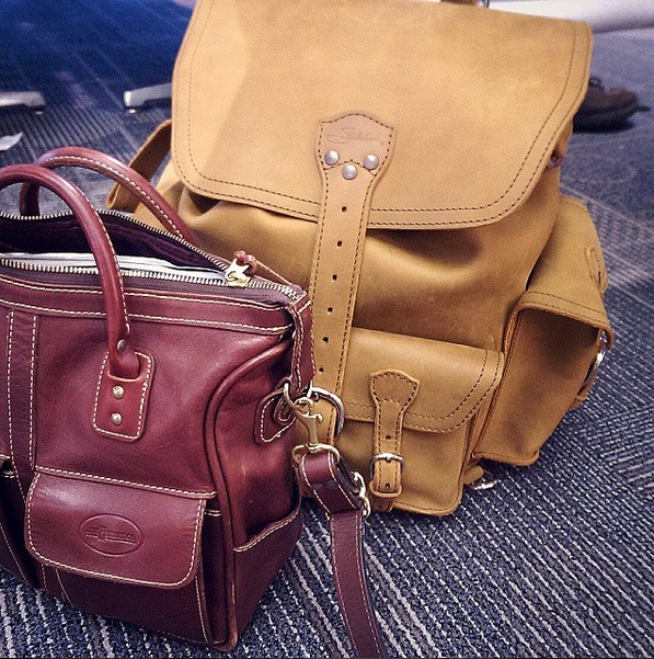 JW Hulme Mini Excursion Tote in Oxblood