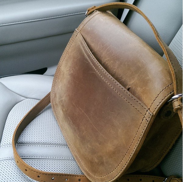 Large Hobo in Tobacco Saddleback Leather