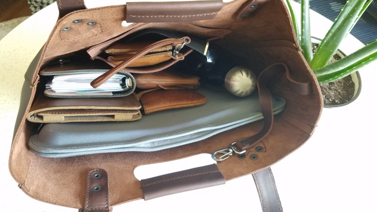 Saddleback Leather Co The Leather Tote in Chestnut Danae Hoppe Theperfectleatherbag